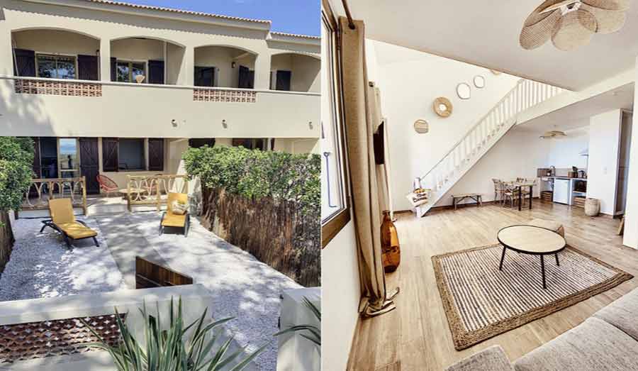 Oro Biancu *** Appartement lumineux avec terrasse privée à la résidence Oro Biancu en bord de mer près de l'aéroport de Bastia