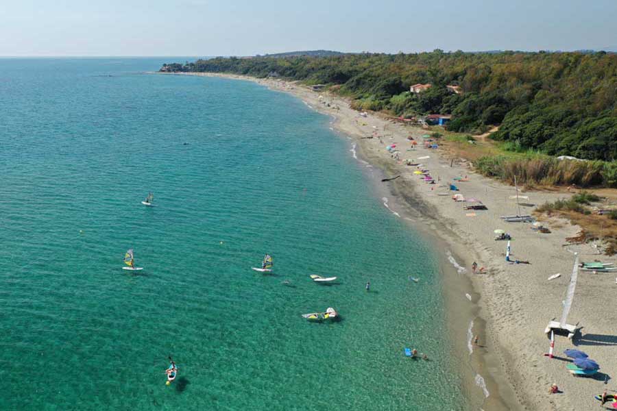 club-corsicana-2 Plage du camping naturiste corse Club Corsicana